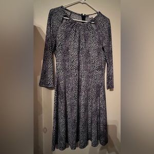 Michael Kors polyester leopard print dress